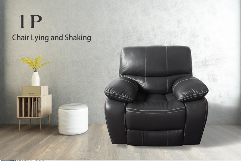 Reka Bentuk Baru Perabot Bilik Luxury Sectional 3 + 2 + 1 6Seat Living Room Sofa Furniture Sofa Set Recliner Sofa