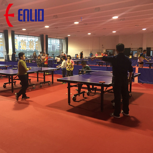 Sol de tennis de table professionnel pour sports en PVC