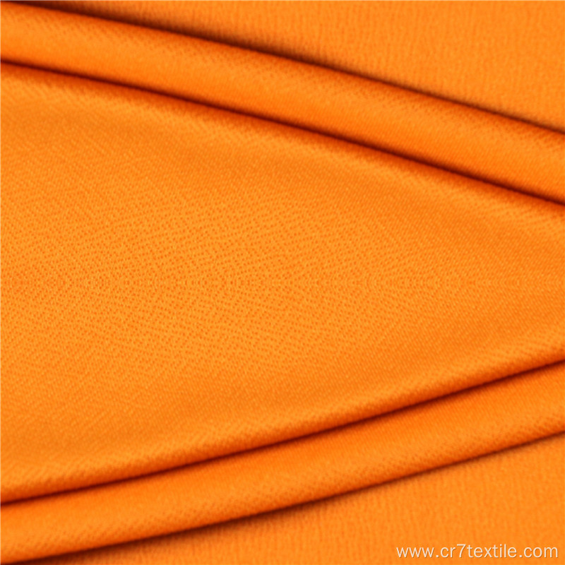 Wool Peach Polyester 4 Way Spandex Knitted Fabric