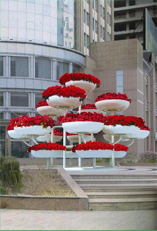 Selling High Quality Outdoor Garden Iron Art Flower Shelf