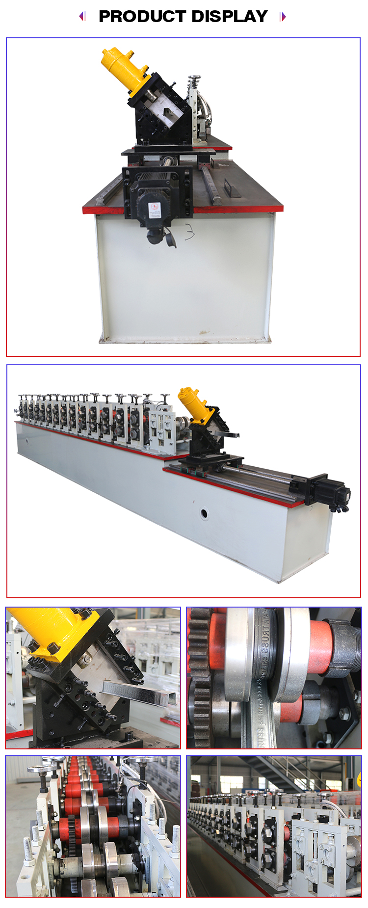 Automatic Profile Drywall Gauge Steel Framing Light Keel Roll Forming Machine