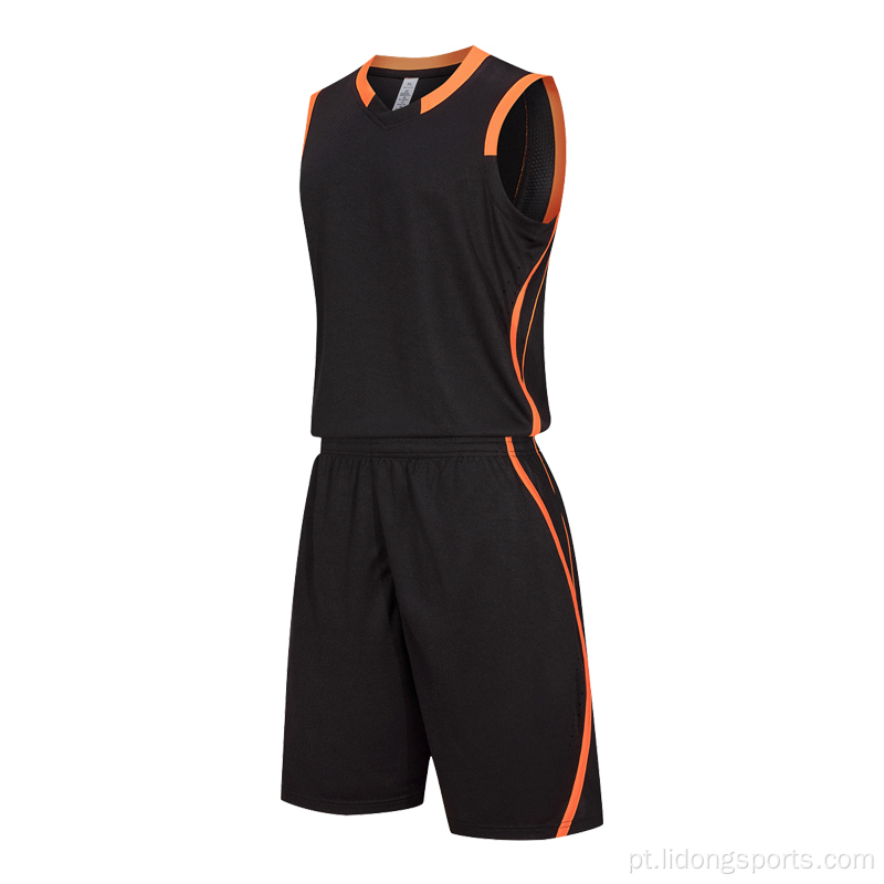Jersey de basquete adulto uniforme de basquete
