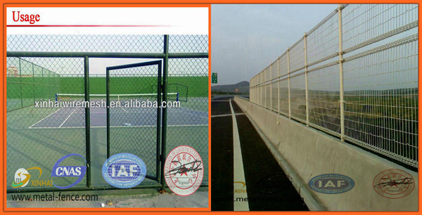 Barbed wire fence