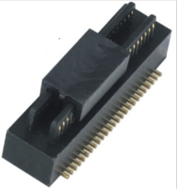 0.8 mm Board to board Mannelijke dubbele groefconnector