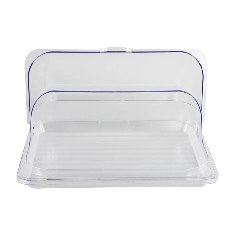 Buffet Display Dome Cover Plastic Dome Rectangular Food Cover 35x50cm Dome Roll to Top Cover