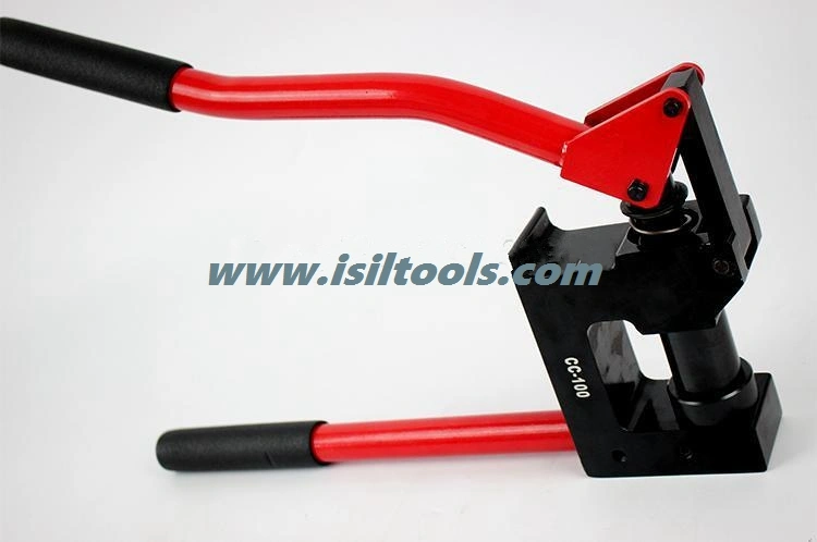 Igeelee Hydraulic Hole Punching Tool Cc-100 Manual Hole Making Tool in The 1.0mm Mild Steel with Dia 22.2mm and 34.1mm