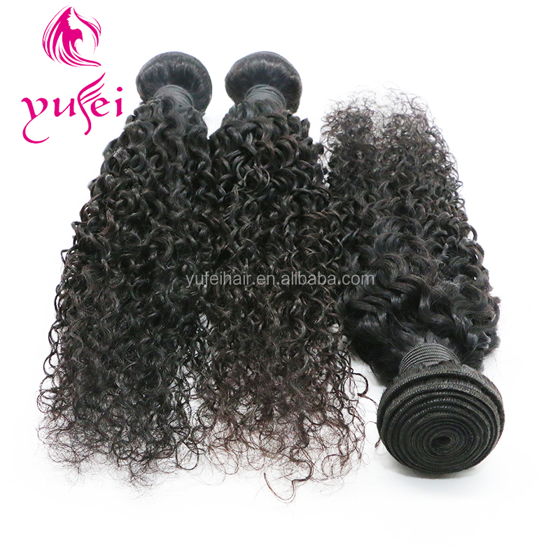 Top Quality Natural Color Curly Hair 10A 100% Brazilian Jerry Curl Human Hair Cuticle Aligned Hai Extension
