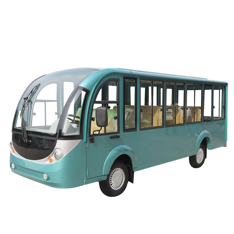 14 Passenger Classical Design Electric Sightseeing Car 7.5kw AC Motor Electric Touring Bus with CE Certificate for Sale