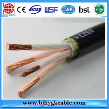 1 × 185 0.6 / 1KV baja tensión XLPE cable de alimentación de aislamiento