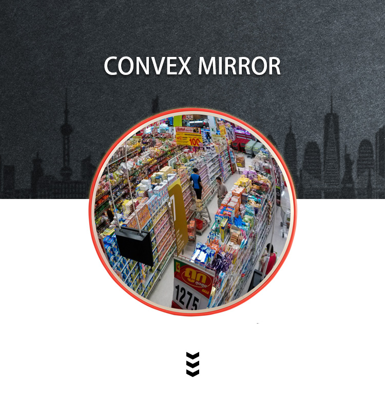 80cm High Quality With Good Price Traffic Facility Indoor Mirror, Low Price Traffic Safety Products Clear Convex Mirror