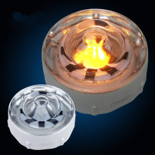 Tempered Glass Solar Pavement Traffic Light LED Road Marker