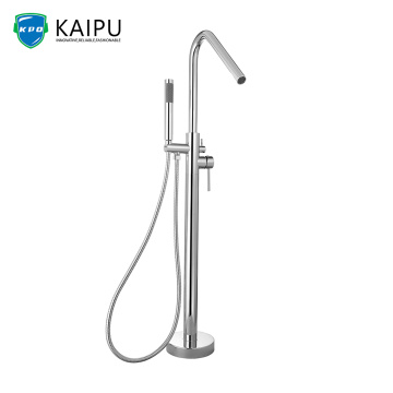 Brass Free Standing Bathtub Faucet With handshower