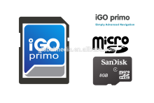 GPS Navigation Rearview Mirror touch screen with IGO MAP for north America, south america