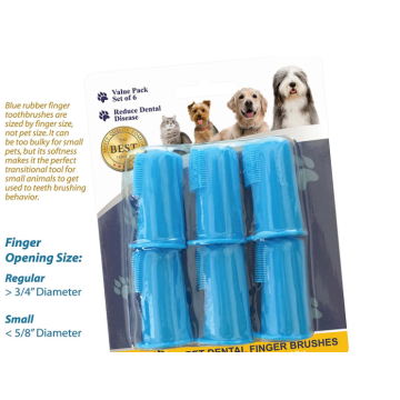 BPA Free Cat Dog Silikone Finger Tandbørste