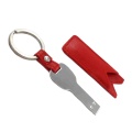 Sleutel USB Flash Drive met lederen etui