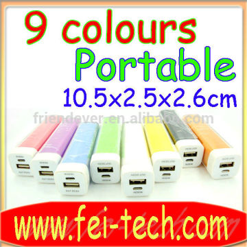 2600mah usb portable power bank external battery