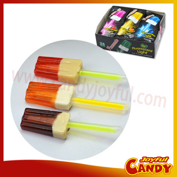 Fruity Flavor Glow Stick Fluorescent Lollipop Candy