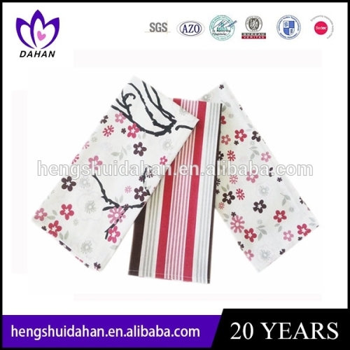 100% cotton printed Kitchen/tea towels custom printed