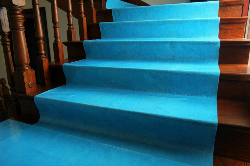 Lélegezhető kék padlópadló padlóvédelem