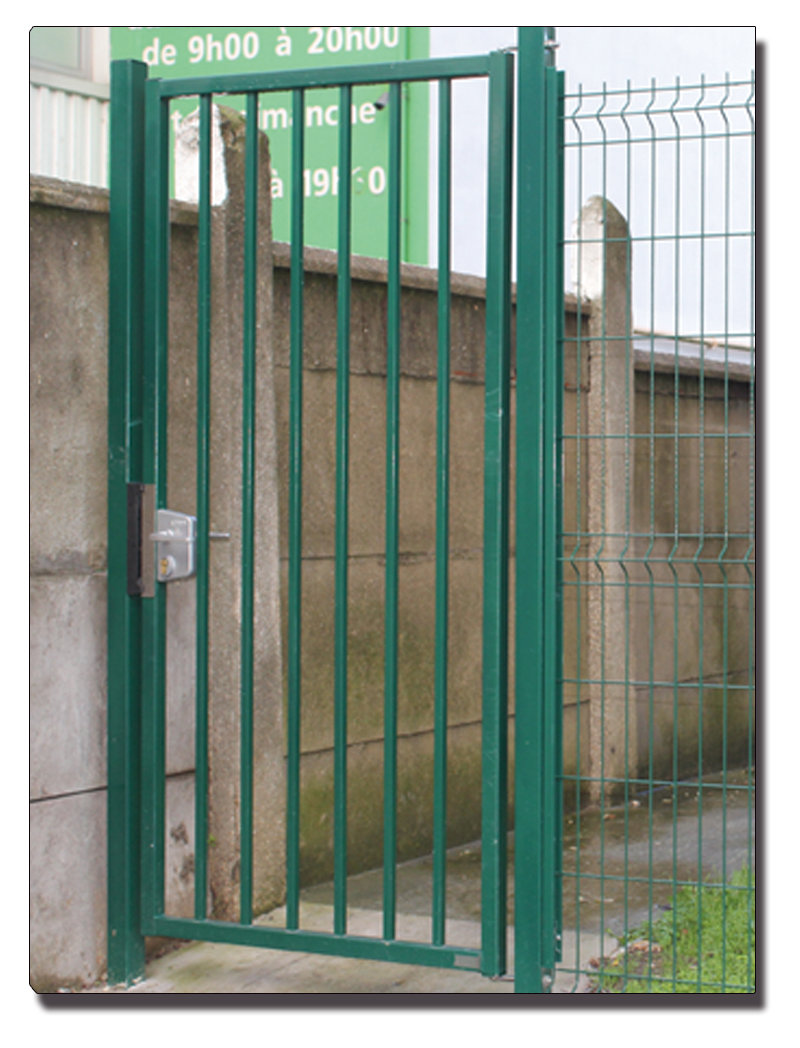 Gate With Vertical Bars