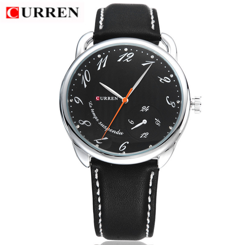 Curren Brand Genuine Leather Casual men's Watches