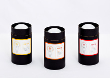 LED Light Printed Label Glued Cardboard Tube Box