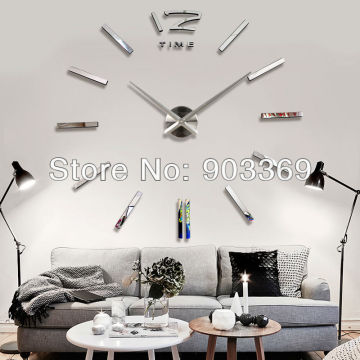 Guangzhou Wholesale Wall Clock Made in China Sticker Wall Clock Stick Clock