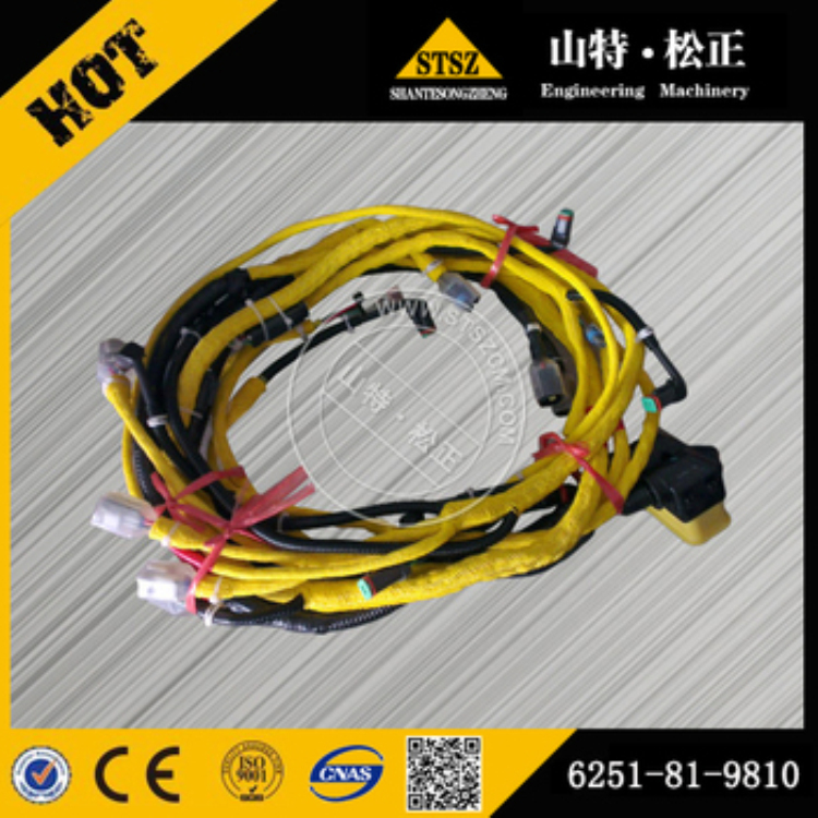 Excavator parts PC450-8 engine wiring harness 6251-81-9810