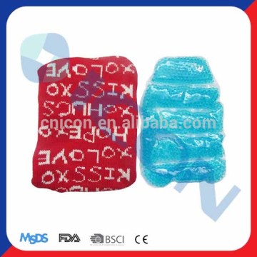 Reusable gel beads ice pack