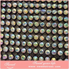 Factory direct wholesale stretch rhinestone mesh wrap