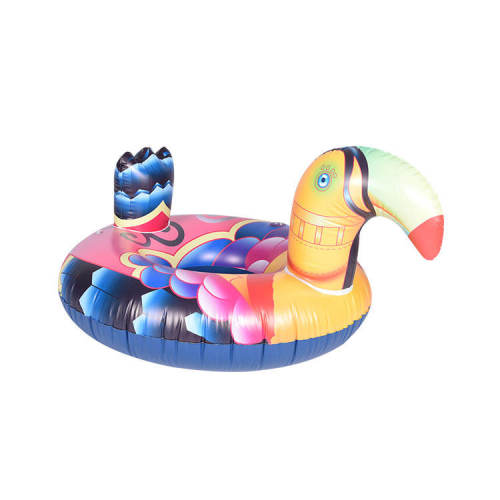 Inflatable पूल फ़्लोट्स बेड़ा inflatable toucan पूल फ्लोट