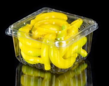 Plastic fruit box for picnic