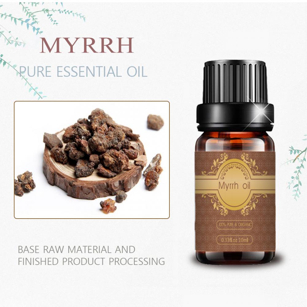 Myrrh Myrrh Mafuta Muhimu 100%Msaada wa kichwa 10ml 10ml