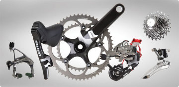 2010 Sram Red TT Groupset With NEW R2C Shifters