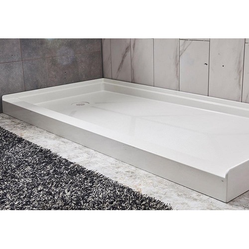 High-End SMC Shower Tray Quadrant Tray With Overflow