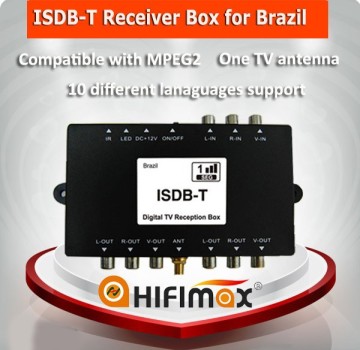 Hifimax Digital TV receiver box ISDB TV For Brazil