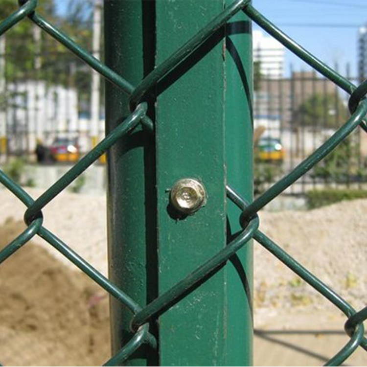 Galvanized  Diamond Chain Link Cyclone wire fence