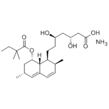 1-нафталингептановая кислота, 8- (2,2-диметил-1-оксобутокси) -1,2,6,7,8,8a-гексагидро-b, d-дигидрокси-2,6-диметил-, аммониевая соль (1: 1), (57262911, br, dR, 1S, 2S, 6R, 8S, 8aR) CAS 139893-43-9