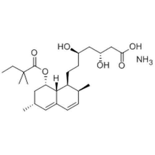 1-Naphthalinheptansäure, 8- (2,2-dimethyl-1-oxobutoxy) -1,2,6,7,8,8a-hexahydro-b, d-dihydroxy-2,6-dimethylammoniumsalz (1: 1) (57262911, bR, dR, 1S, 2S, 6R, 8S, 8aR) CAS 139893-43-9