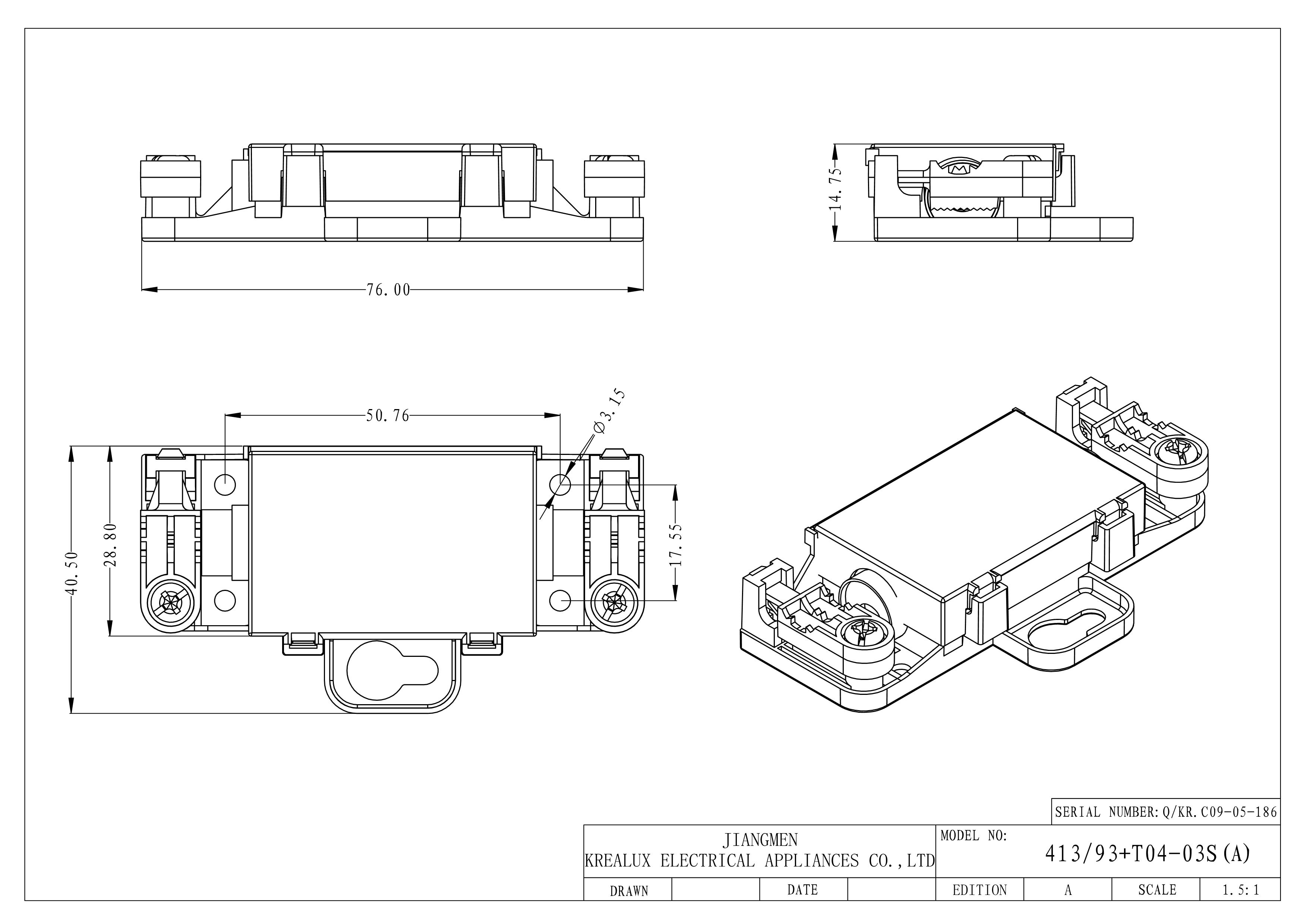 Beleks IP44 Waterproof Junction Box