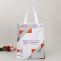 Promoción de publicidad personalizada bolsas de asas de compras
