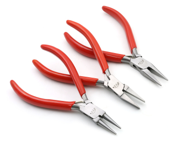 Fixed Clamp Diamond Round Nose Jewelry Plier Tools