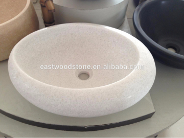 white marble round circular wash basin,wash basin types