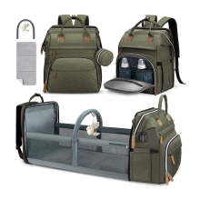 Travel Mommy Backpack Diaper Bag with Bassinet