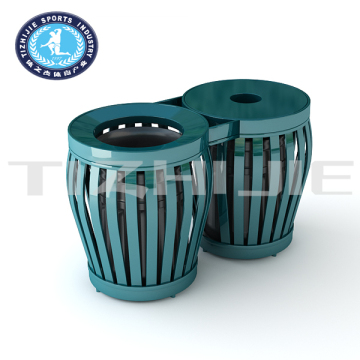 Amusement Park Outdoor Waste Bins/Galvanized Steel Outdoor Waste Bins/Outdoor Waste Bins for Public Area