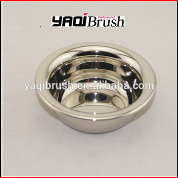 hot sale nickel color aluminum shaving mug