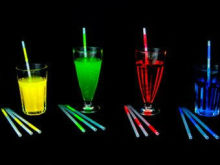 9" GLOW MOTION DRINKING STRAWS , different color for party (ROHS,CE,EN71,ASTMP ) glow in the dark products