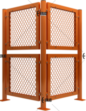 Sports Netting Frame Style Double Hooked Pattern Net