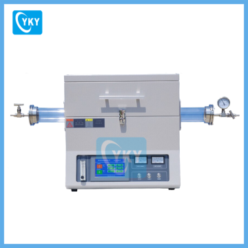 laboratory 1200c split testing tube furnace with vacuum flange for sale