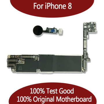 64GB 256GB 100% original for IPhone 8 motherboard with/without Touch ID unlocked mainboard for iphone 8 IOS System logic board